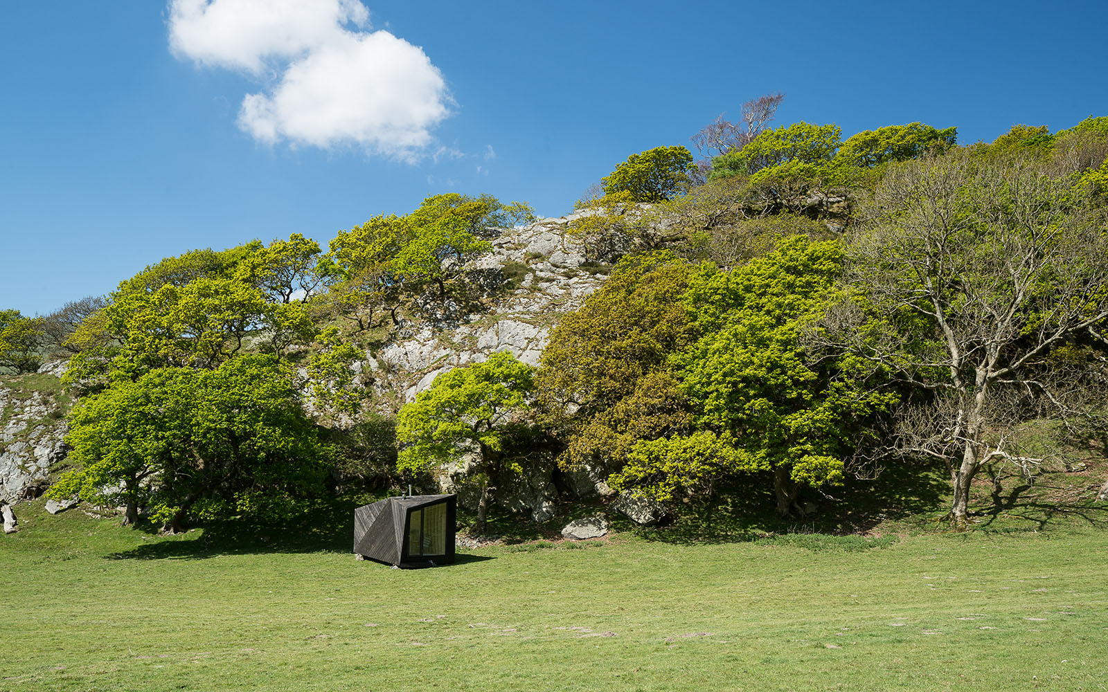 Pop-up hotel completes in Wales